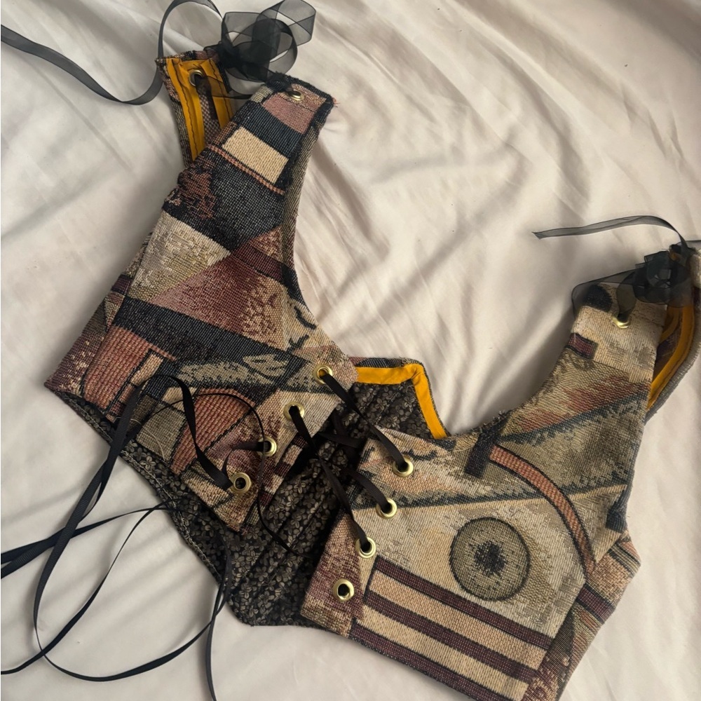 Abstract Pattern corset - Picture 4 of 8